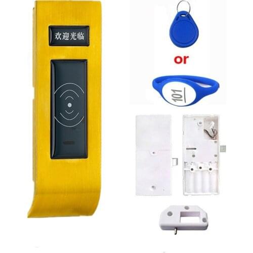 Free Shipping Keyless Cabinet Lock Digital Rf Stainless Steel Sauna Smart Electronic Cabinet Lock With Key