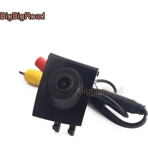 BigBigRoad CCD Car Front View Logo Camera For BMW X1 E84 2009 2010 2011 2012 2013 2014 2015 / X1 F48 2016 2017 2018