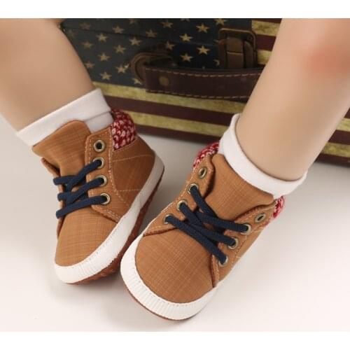 Bobora Infant Baby Boys Girls Canvas Toddler Sneakers Rubber Sole Non-Slip Candy Shoes First Walkers Prewalker Crib Shoes