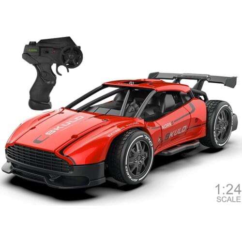 Electronic Mini RC Car 4 Channel 2.4G 360 Degree Rotating 1:24 Remote Control Vehicle 15 Km/h Alloy Racing Speed Car Toys