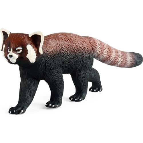 Red Panda Animal Figure Collectible Toys Wild Animal Cognition Action Figures Kids Plastic Toys