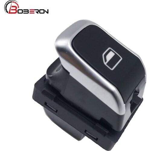 1Pc Single Button Chrome Power Window Control Switch for Audi Q3 A7 RS6 A8 S8 A6 S6 A6 8KD 959 855 A 4GD959855