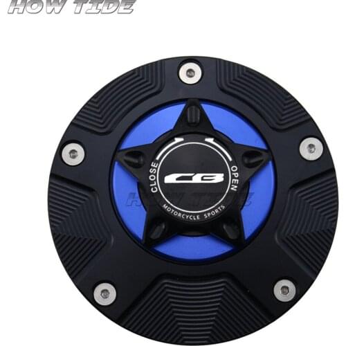 Gas Fuel Tank Cap for Honda CB125R CB150R CB250R CB300R CB500R CB650R 2019-2020 Motorcycle Quick Release Cover