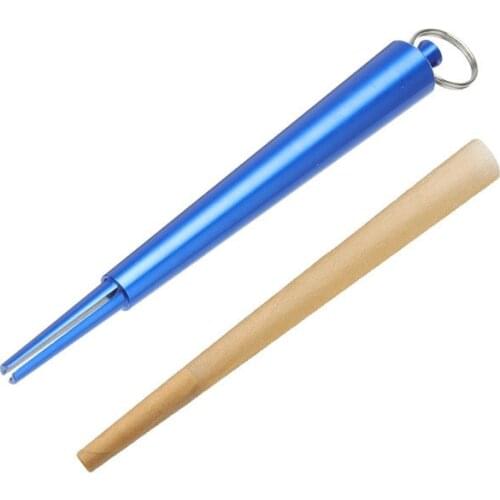 Metal Cone Roller Maker Prerolled Cone 110mm Smoking Herb Accessories Semi-automatic Rolling Machine For Rolling Cigarettes