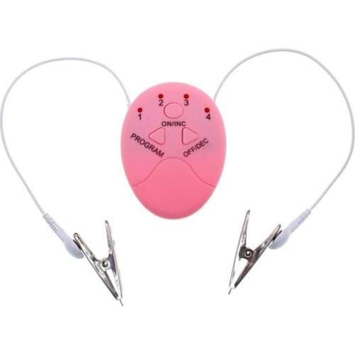 Metal Clips Nipple Clamps Electric Shock Labia Stimulate Massage Female Breast Sex Toys For Women Erotic Games