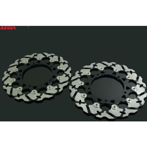 Motorcycle Floating Brake Discs Rotor For YAMAHA FZ1N FZ1S FAZER 2006 2007 2008 2009 2010 2011 2012 YZFR1 YZF R1 YZF-R1 04 05 06