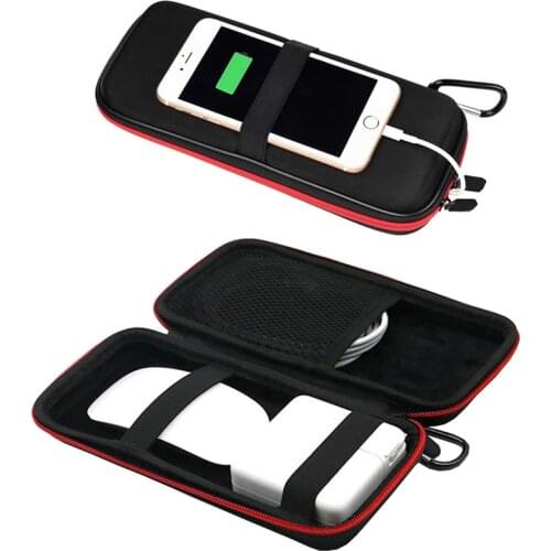 Newest Hard EVA Case Travel Carrying Zipper Storage Bag for Apple Pencil Magic Mouse Magsafe Power Adapter