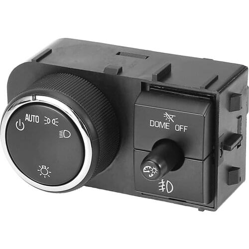 Headlight Switch Dash Mount Panel Dimmer Switch Dome Lamp Switch for Chevrolet Silverado 1500 2007-2013 25858705