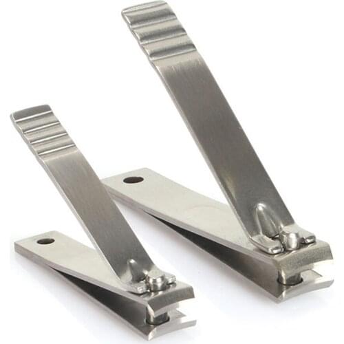 Professional Portable Travel Manicure Nail Clippers Stainless Steel Nail Cutter Pedicure Toenail Fingernail Trimmer Thick Nails