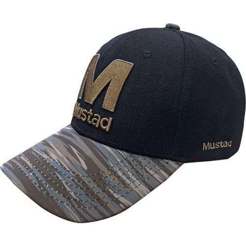 Musta Fishing Hat Camouflage Black Road Fishing Hat Outdoor Sun Hat Peak Cap Leisure Hat Fishing Gear