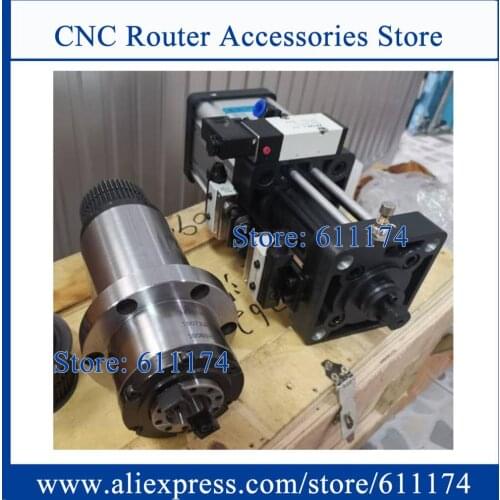 ATC Belt drive spindle BT30 6000RPM, sleeve 90mm with Cylinder for milling machine