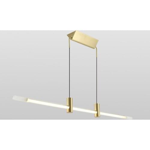 Modern minimalist restaurant chandelier designer modern creative bar simple LED long chandelier