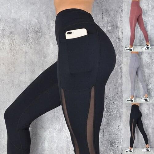 Women Leggings Push Up Fitness High Waist With Pocket Workout Leggins 2020 Fashion Casual Sport Running Gym Mujer Leggings