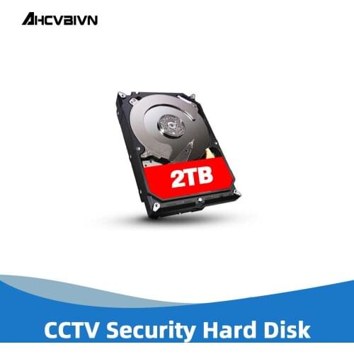 AHCVBIVN SATAIII Hard Disk Drive HDD 2TB 2000GB 64MB 7200rpm for CCTV System DVR NVR Security Camera Video Surveillance Kits