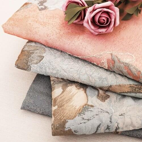 100% Polyester jacquard cotton fabric sewing material sewing fabric for dress women 0.61mm winter fabrics