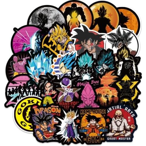 100PCS DIY Classic Cartoon Anime Stickers Room Decoration Wall Decor Laptop Luggage Living Room Wall Sticker Outdoor Camping