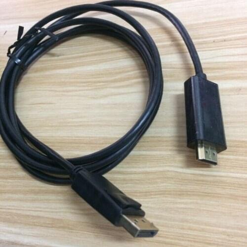 100pcs/lot 2M DP to HDMI Adapter DisplayPort Display Port DP Male to HDMI Male M/M Cable Adapter for MacBook Air Dell Monitor