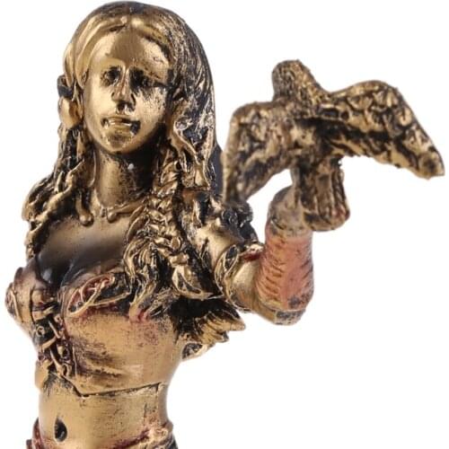13MA Resin Goddess Statue Figure Handmade Figurine Bronze Wedding Gift Xmas Desktop Decoration