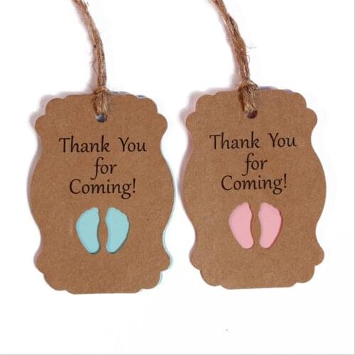 25pcs Baby Ankle Tags Gift Packing for Guest Baby Shower Decorations Tags DIY Acrylic Pacifier Birthday Party Decoration Kids-S