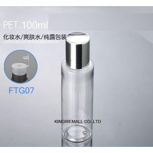 300pcs/lot 100ml plastic blue empty plastic bottle , shiny silver cap Empty bottle 100ml plastic bottle,perfume bottle