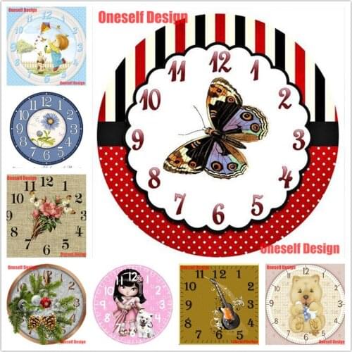5d diamond painting clock butterfly 5d diamond embroidery sale 5d diamond mosaic sale clock wall sticker Christmas decor home