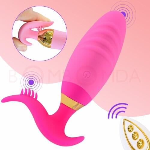 Wireless Remote Anal Vibrator Sex Toy For Women Couples Invisible Wearable G Spot Clitoris Stimualtion Bullet Vibrator Adult Toy
