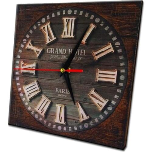 Wood Table clock desk clock relogio de mesa настольные часы reloj de escritorio