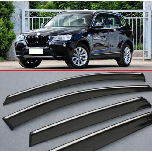 For BMW X3 F25 2011 2012 2013 2014 2015 Window Wind Deflector Visor Rain/Sun Guard Vent