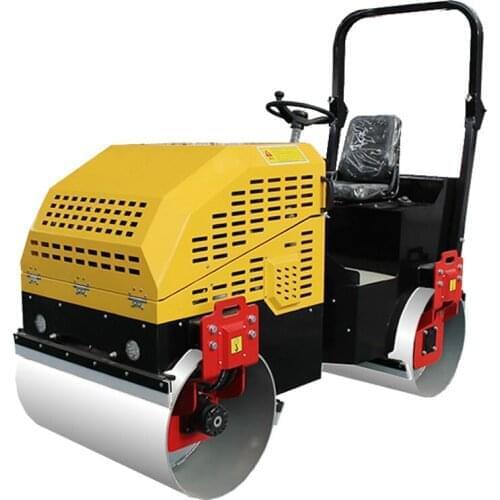 Hydraulic Walk Behind Mini Single Double Drum Compactor Road Pedestrian Vibratory Vibration Road Roller Machine