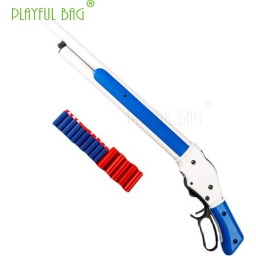 Outdoor toy gun game guaiqiaohu M1887 short Winchester lever soft bullet manual shell throwing decompression toy nd03