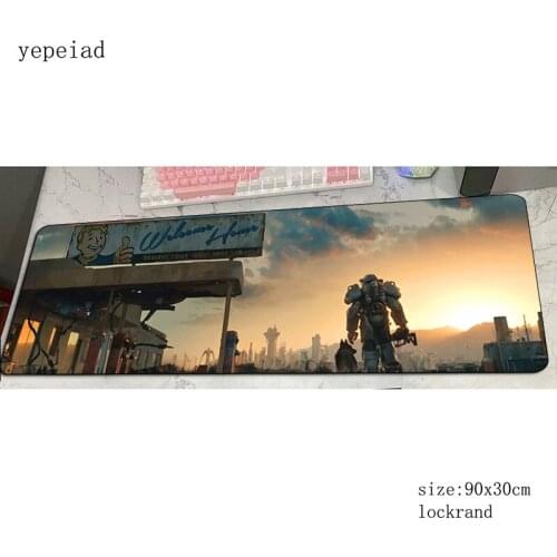 Fallout mouse pad gamer 900x300x4mm gaming mousepad cool new notbook desk mat Adorable padmouse games pc gamer mats gamepad
