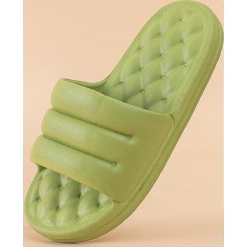 Summer Womens Slippers Soft Bottom Female Shoes Solid Bathroom Platform Ladiers Footwear Anti-Slip Couples Slides Plus Size