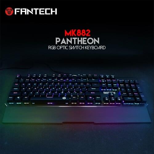 FANTECH MK882 Mechanical Keyboard RGB Game Full Key No Flush Keyboard Full Waterproof For Desktop Computer Laptop