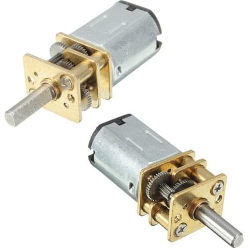 DC 12V Mini Metal Gear Motor with Gearwheel Model: N20 3mm Shaft Diameter