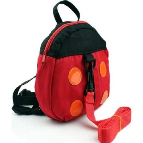 Baby carrier backpack Walking Belt bag Harness Leashes Bags Kids Safety Learning Walk handbag children infant ladybird