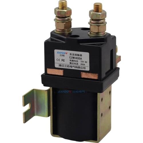 SAYOON CZWH400A DC6V 12v 24V 36V 48V 60V 72V 400A contactor used for electric vehicles, engineering machinery and so on