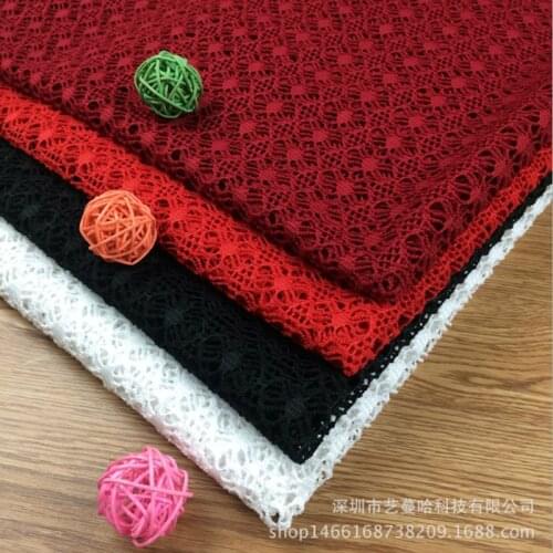 Fishnet Mesh Fabric Strech Mesh Fabric For Bag Lining And Hat Lining Sewing Material M31