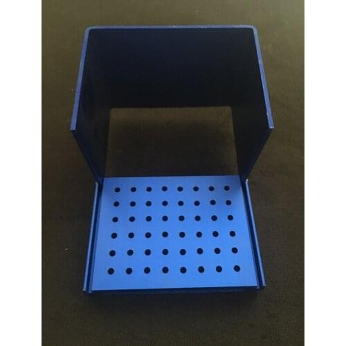 1PC 48 Holes Dental Autoclavable low Speed Bur Holder Block Silicone Rubber head