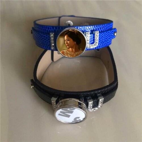 Sublimation blank bracelets for women hot transfer printing DIY letters gift bracelet consumables 15pcs/lot new style