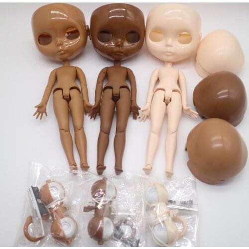 Male body hair scalp and eye mech for DIY customization joint body without make-up DIY- Assembly, Accessories