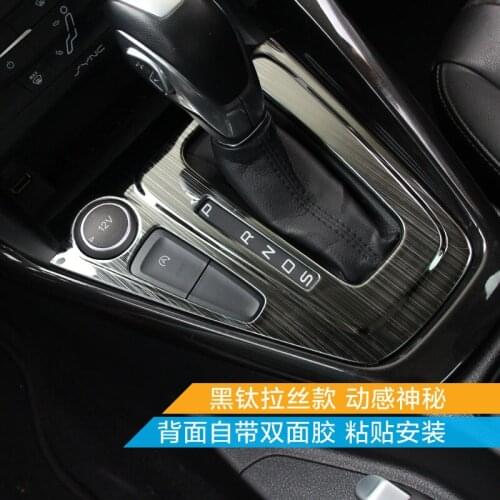 High-quality stainless steel interior trim sequins, dashboard trim For Ford Focus 2015 2016 2017 Car-styling car covers
