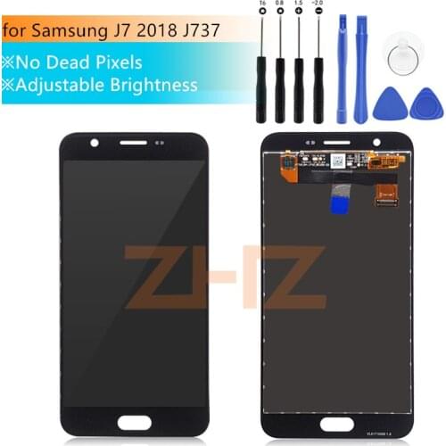 For Samsung Galaxy J7 2018 J737 LCD Display Touch Screen Digitizer for Samsung Galaxy J737P LTE-A LCD Display Repair Spare Parts