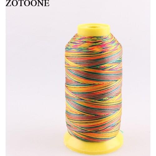 ZOTOONE 500D Sewing Polyester Thread For Craft Machine Embroidery Quilting-supplies Conductive Overlock Waxed Thread 5 Color D