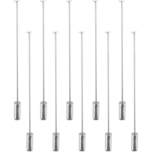 10 Piece 3mm Mini Pad Lapel Stick Pin Hat Scarf Brooch DIY Boutonniere Craft Jewelry Findings Making