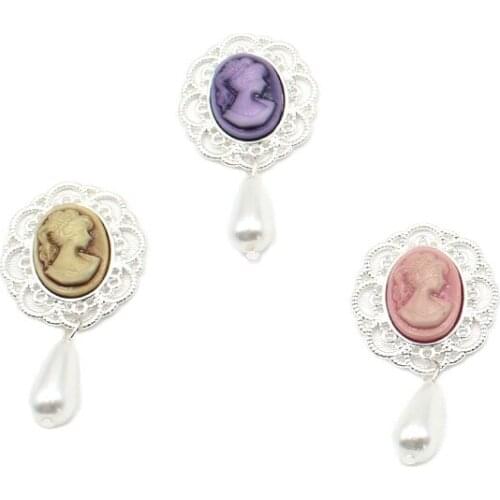 10pcs/lot 48*25MM Handicraft Sewing for Needlework Resin Button for Clothing Decorative Diy Hair Manualidades Accessories