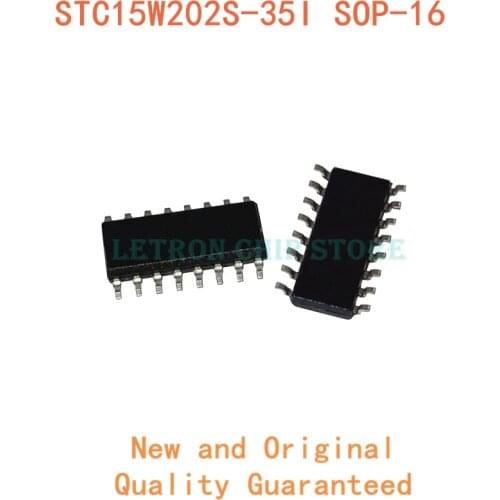 10PCS STC15W202S-35I SOP16 STC15W202S-35I-SOP16 SOP-16 STC15W202S SOP SOIC16 SOIC-16 SMD new and original IC Chipset