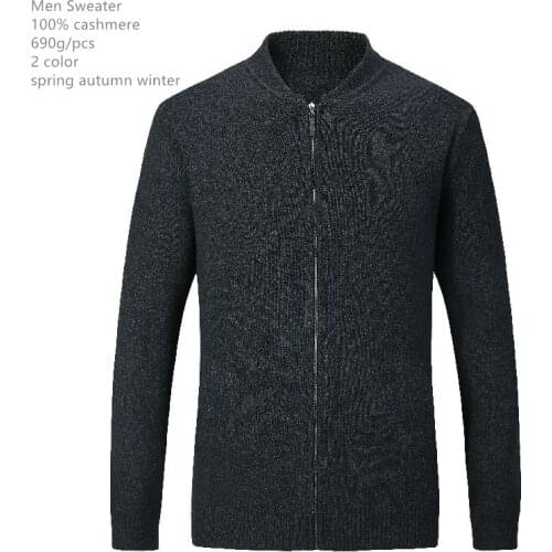 Naizaiga 100% cashmere Siping craft extra thick pure cashmere mens cashmere Cardigans sweater , MPSM313