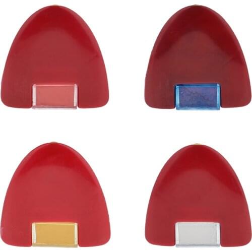 4 Pieces 4 Colors Plastic Chalk Wheel Fine Line Fabric Marker Tailors Chalk for Professional Tailor Home Tailoring
