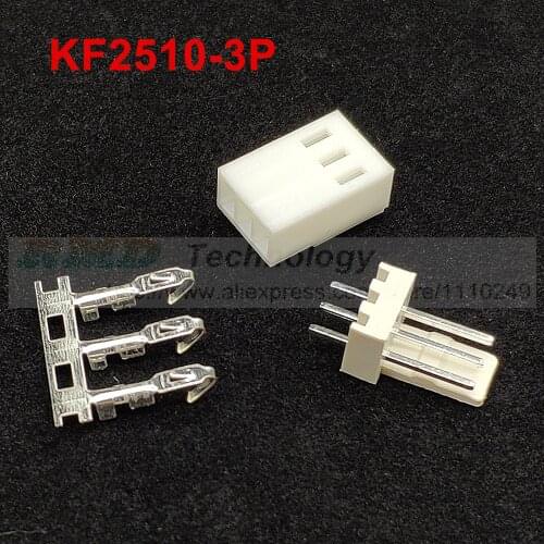 50set/lot KF2510 2510 2.54 mm 3pin connector 50 pcs male header + 50pcs female housing + 150pcs terminal 2.54mm 3p free shipping