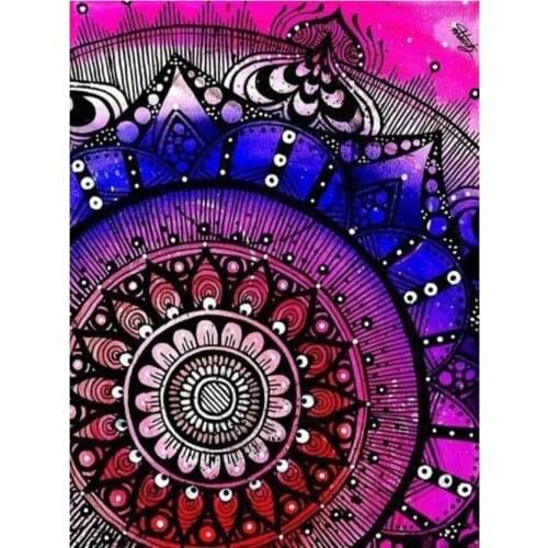 Abstract diamond painting mandala flower rhinestone embroidery picture mosaic poster diy diamond art drawing wall sticker decor
